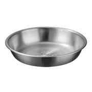 Hemoton Bowl Plate Stainless Camping Steel Salad Plates Eating Dishes Serving Dinner Dish Soup Metal Fruit Mixingstorage